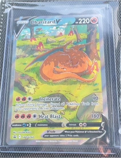 2022 The Pokémon Company Charizard V SWSH260 — front