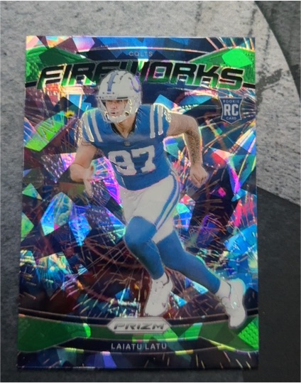 2024 Panini Prizm Fireworks #17 Laiatu Latu — front