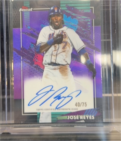 2026 Topps Finest #FA-JR Jose Reyes — front