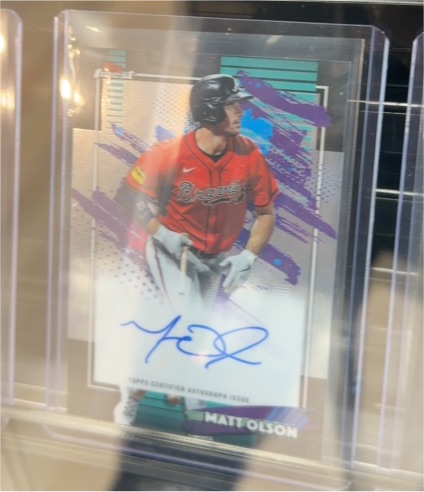 2026 Topps Finest #FA-MOL Matt Olson — front