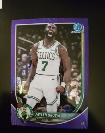 2025-26 Topps Bowman Chrome #BCV-57 Jaylen Brown — front