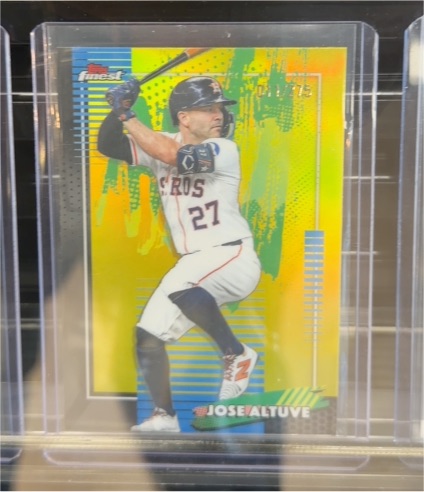 2026 Topps Finest #8 Jose Altuve — front