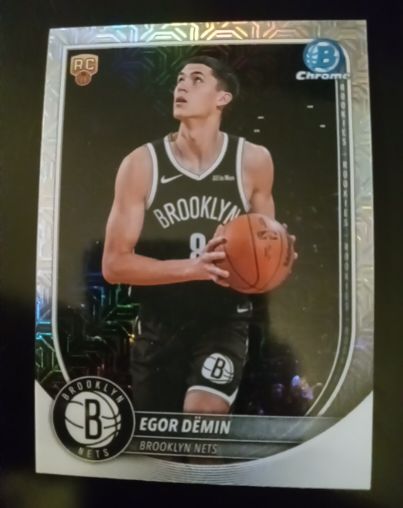 2025-26 Bowman Chrome #BCV-8 Egor Dëmin — front