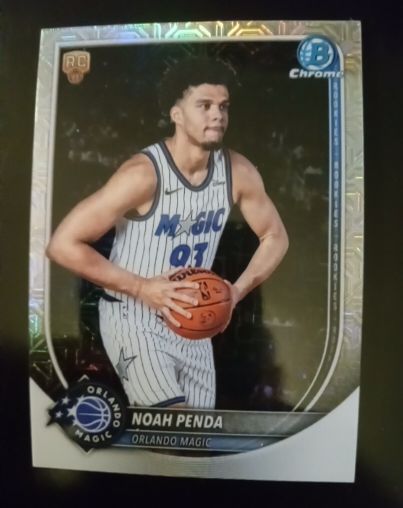 2025-26 Bowman Chrome #BCV-32 Noah Penda — front