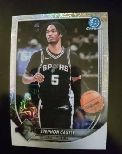 2025-26 Bowman Chrome #BCV-145 Stephon Castle — front