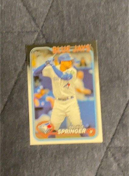 2024 Topps #72 George Springer — front