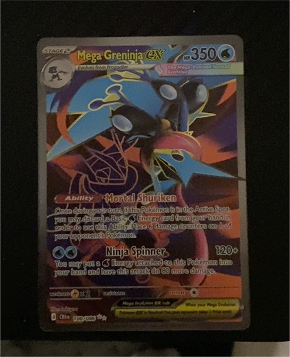 2016 Pokémon Mega Greninja ex #100 — front