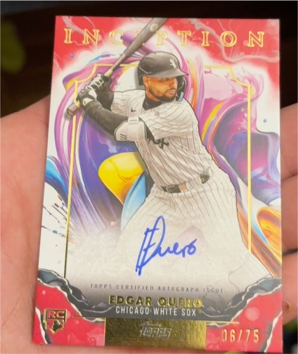 2025 Topps Inception #RESA-EQ Edgar Quero — front