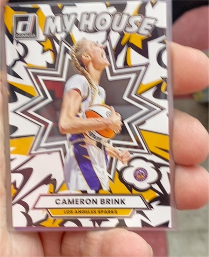 2025 Panini Donruss WNBA #14 Cameron Brink My House — front