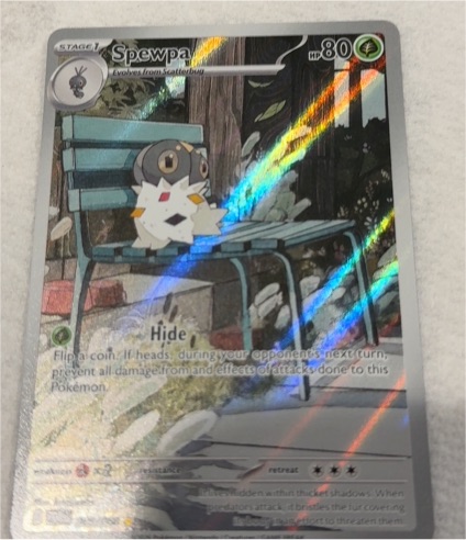 2026 Pokémon Perfect Order #089 Spewpa Illustration Rare Holo — front