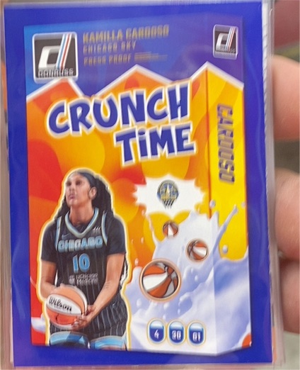 2025 Panini Donruss WNBA #10 Kamilla Cardoso Crunch Time — front