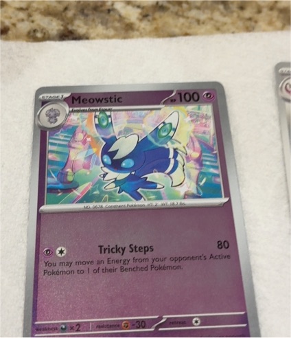 2026 Pokémon ME04: Chaos Rising #037 Meowstic — front