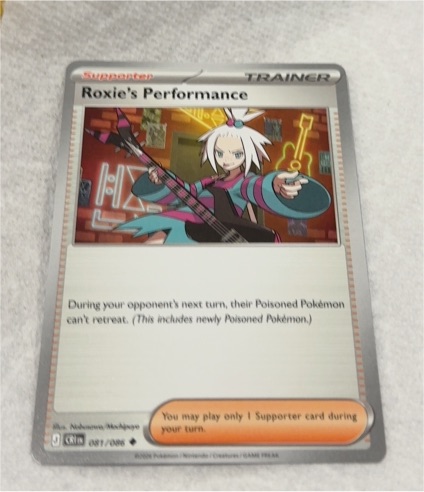 2016 Pokémon ME04: Chaos Rising #081 Roxie's Performance — front