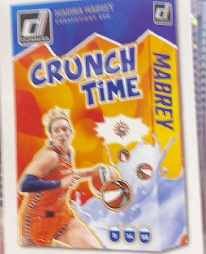 2025 Panini Donruss WNBA #13 Marina Mabrey Crunch Time — front