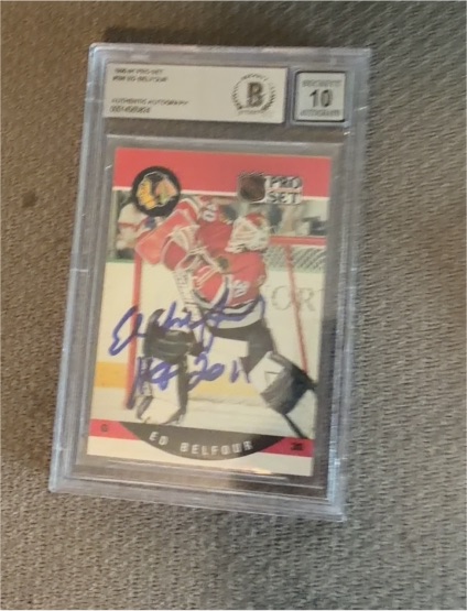 1990-91 Pro Set #598 Ed Belfour — front