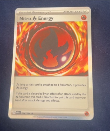 2026 Pokémon Chaos Rising #086 Nitro Fire Energy — front