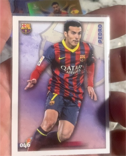 2025-26 Topps UEFA Club Competitions #111 Pedro FC Barcelona — front
