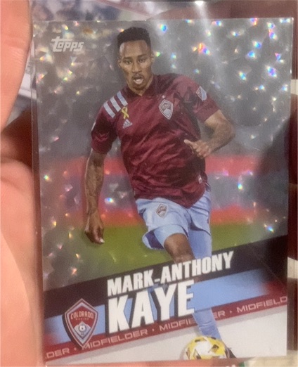 2022 Topps Chrome MLS #173 Mark-Anthony Kaye — front
