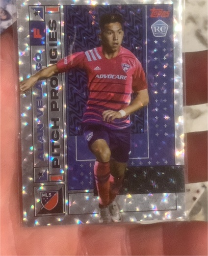 2022 Topps Chrome MLS #62 Alan Velasco Pitch Prodigies Rookie — front