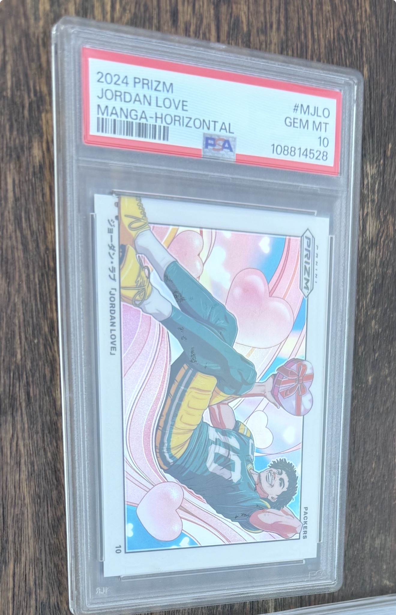2024 Panini Prizm #MJLO Jordan Love Manga-Horizontal — front
