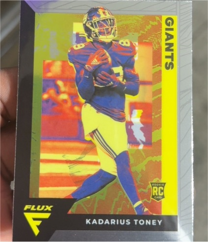 2021 Panini Chronicles Flux #FX-14 Kadarius Toney — front