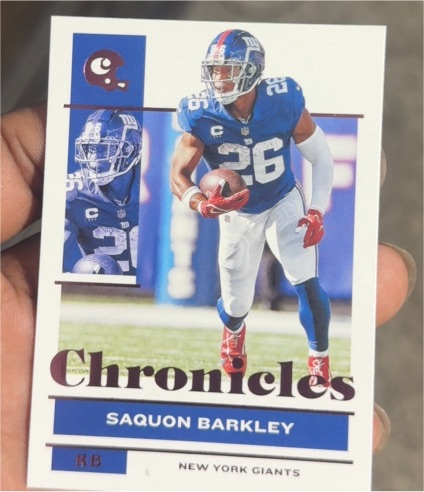 2022 Panini Chronicles #19 Saquon Barkley — front