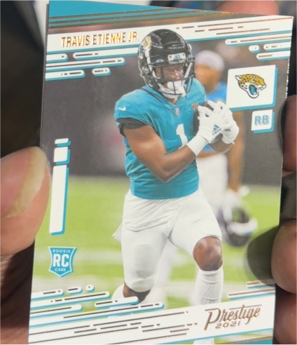 2021 Panini Chronicles Prestige #208 Travis Etienne Jr. — front