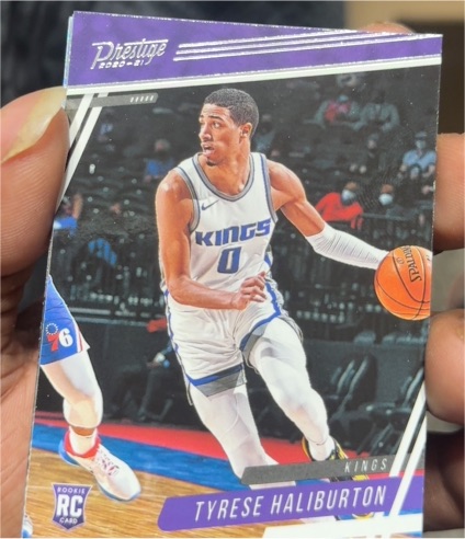 2020-21 Panini Chronicles Prestige #73 Tyrese Haliburton — front