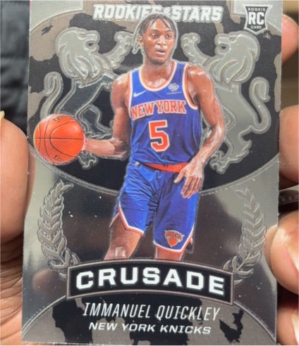 2020-21 Panini Chronicles Rookies & Stars Crusade #539 Immanuel Quickley — front