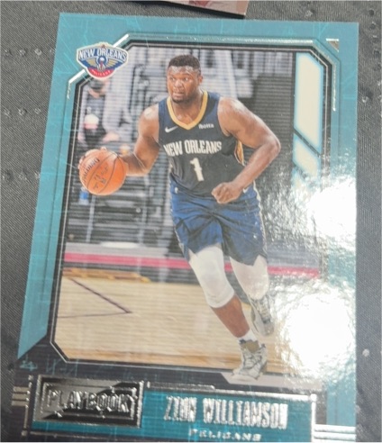 2020-21 Panini Chronicles Playbook #181 Zion Williamson — front