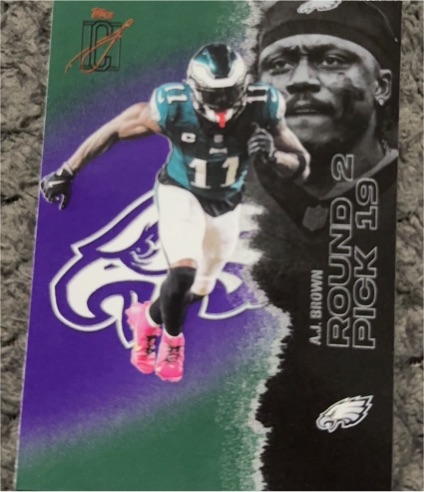 2025 Topps Signature Class #93 A.J. Brown — front
