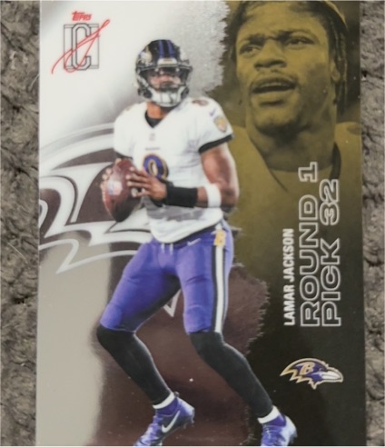 2025 Topps Signature Class #5 Lamar Jackson — front