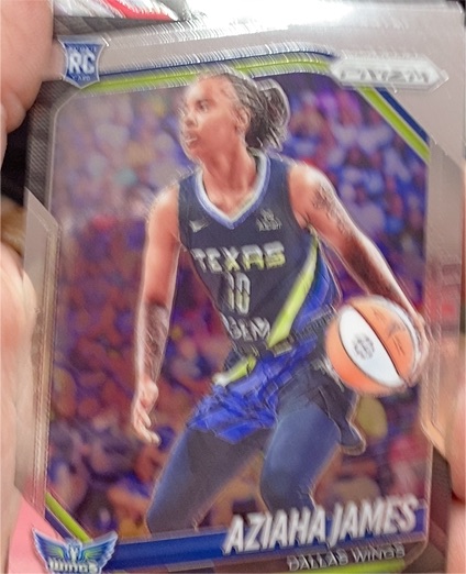 2025 Panini Prizm WNBA #83 Aziaha James — front