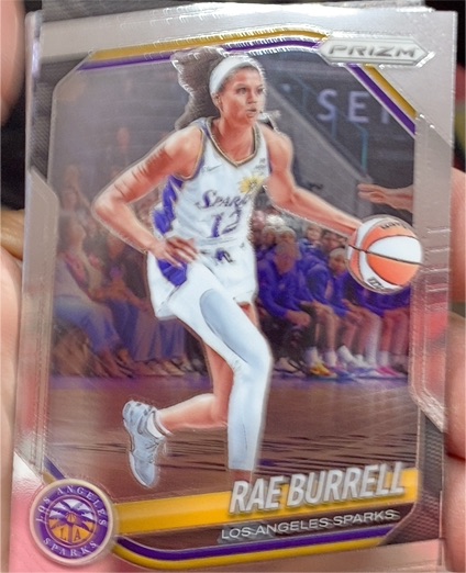 2025 Panini Prizm WNBA #25 Rae Burrell — front