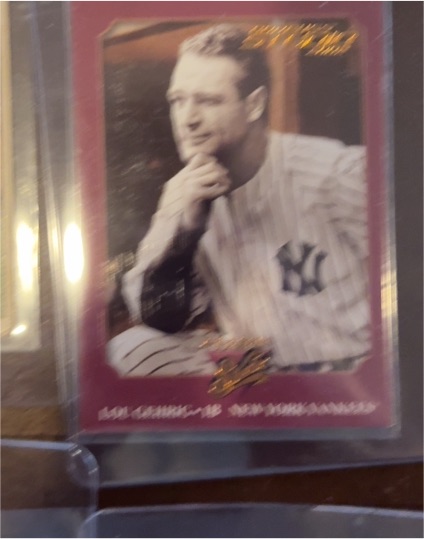 2007 SP Legendary Cuts #53 Lou Gehrig — front