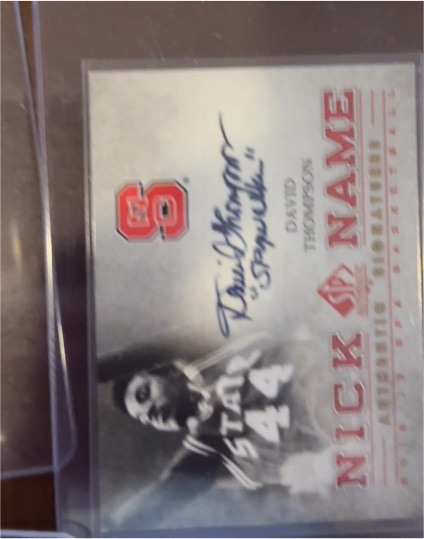 2007 Upper Deck Nick Names David Thompson — front