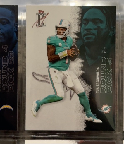 2025 Topps Signature Class #85 Tua Tagovailoa — front