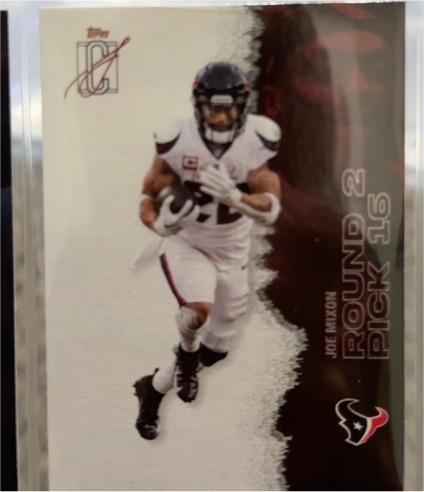 2024 Topps Signature Class #77 Joe Mixon — front