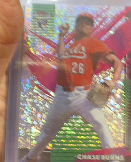 2026 Topps Finest #263 Chase Burns — front