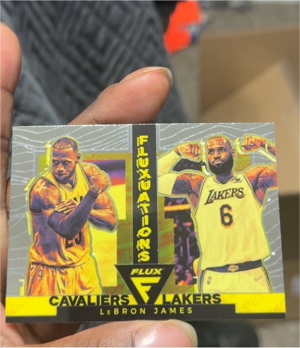2022-23 Panini Flux Fluxuations #2 LeBron James — front