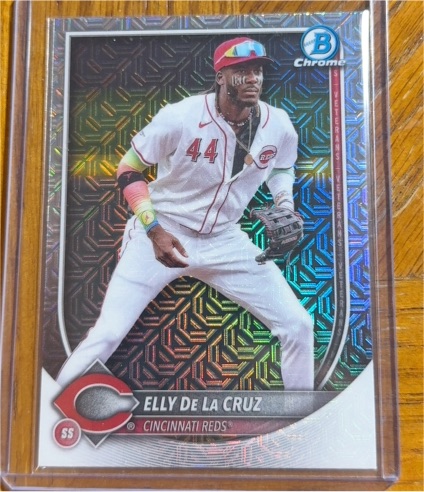 2025 Bowman Chrome #44 Elly De La Cruz — front