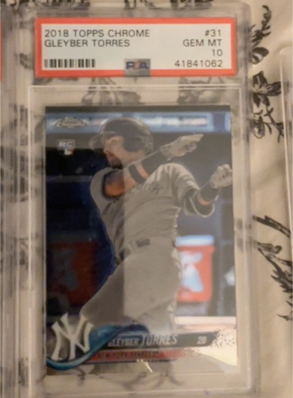 2018 Topps Chrome #31 Gleyber Torres — front