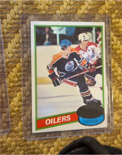 1980 Topps #63 Lee Fogolin Edmonton Oilers — front