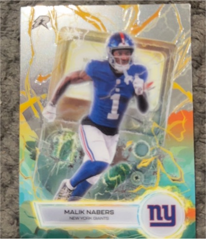 2025 Topps Resurgence Voltaic #VT-23 Malik Nabers — front