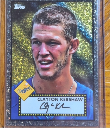 2011 Topps Prizes 1952 Black Diamond #46 Clayton Kershaw — front