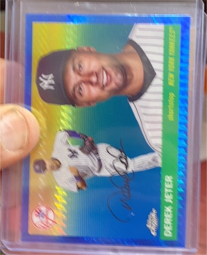 2025 Topps Chrome Platinum #458 Derek Jeter — front