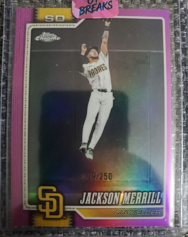 2026 Topps Chrome #137 Jackson Merrill — front