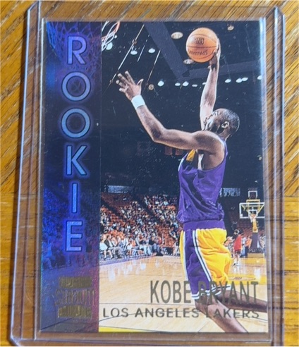 1996-97 Topps Stadium Club #R9 Kobe Bryant Rookie Card — front