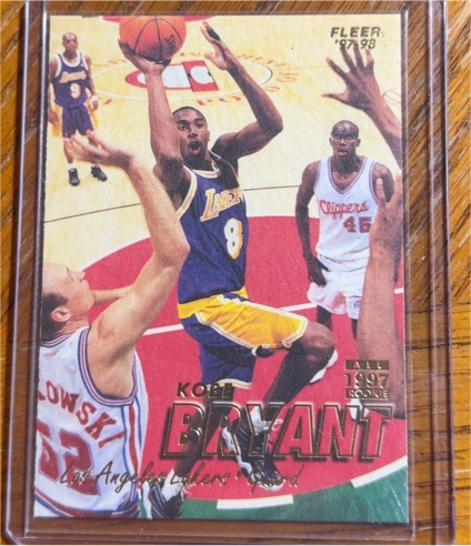 1997-98 Fleer #50 Kobe Bryant — front