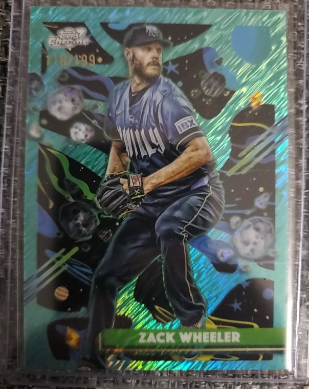 2025 Topps Cosmic Chrome #141 Zack Wheeler — front
